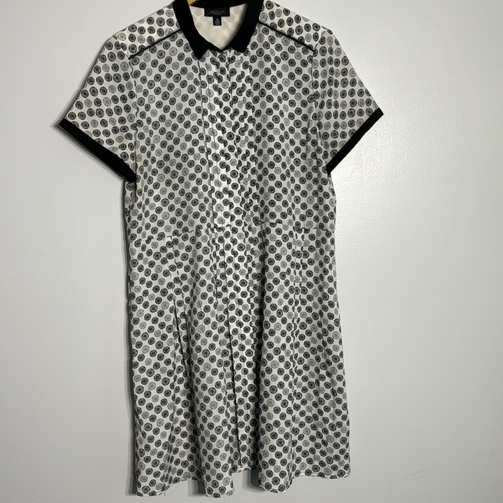 Pleated Shirtdress